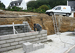 Réalisation des fondations à Goetzenbruck